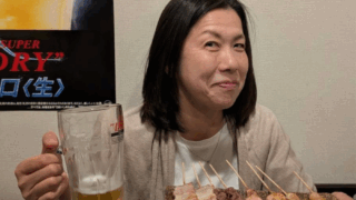 整えたあとは、ゆるめる時間。ビール片手にリセット完了！